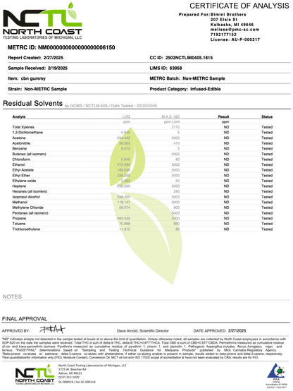20MG CBN + 50MG Magnesium Gummies | 10 Pack